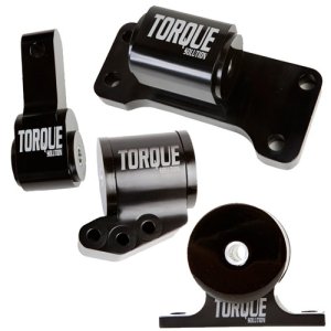 Mitsubishi Evolution Engine Mount Kit - Torque Solution - Billet Aluminum 4 Piece - `01-`06